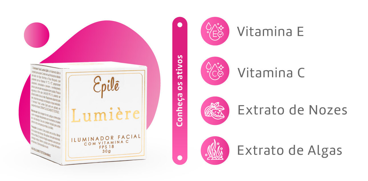 Creme Clareador Facial Lumière Epilê C/ Fps 18